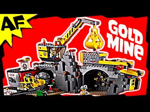Lego City GOLD MINE 4204 Stop Motion Build Review