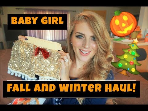Trendy Fall &amp; Winter Baby Girl Haul! Ebay &amp; Amazon