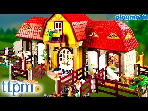 Large Horse Farm with Paddock from Playmobil