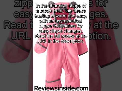 Columbia Baby Tiny Bear II Bunting, Camellia Rose, 3-6 Months review