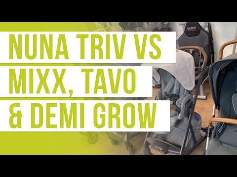 Nuna TRIV Stroller 2020 vs MIXX, DEMI Grow, TAVO | Stroller Comparison | Magic Beans Stroller Review