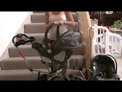 Chicco Keyfit 30 Car Seat Baby Trend Double Snap-N-Go Demo 09/05/2009